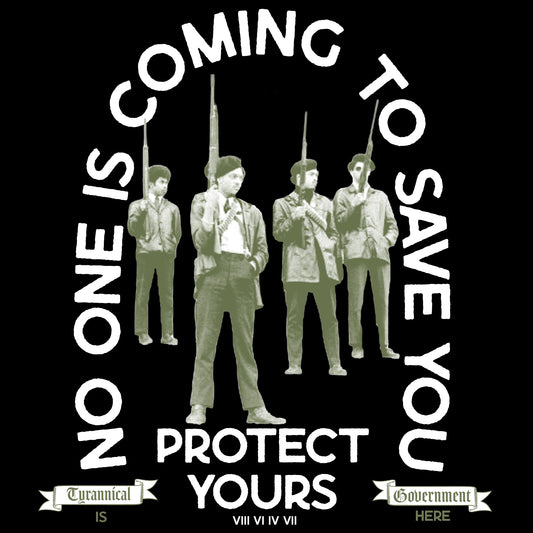 No One Is Coming To Save You Graphic Pocket Tee