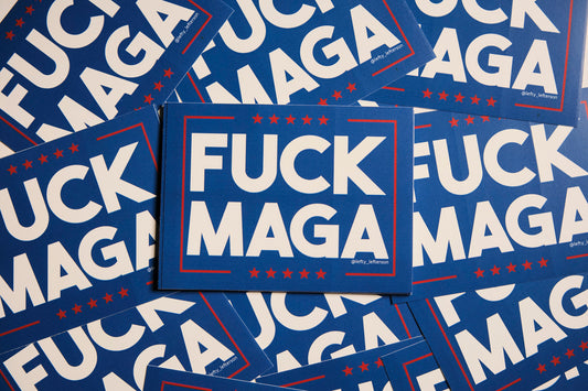 FUCK MAGA Sticker - 5 pack
