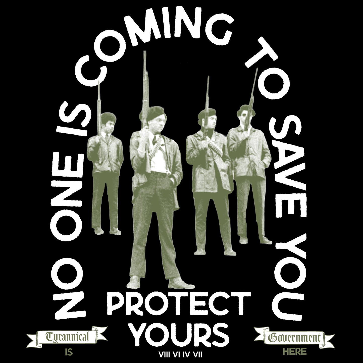 No One Is Coming To Save You Graphic Pocket Tee