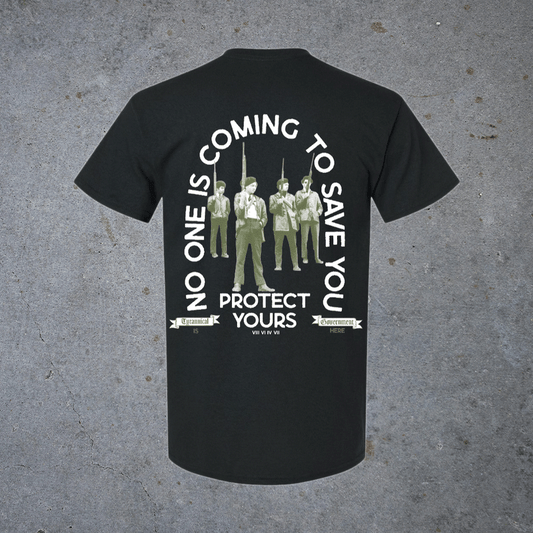No One Is Coming To Save You Graphic Pocket Tee